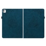 F�r Apple iPad Pro 11 2024 Schmetterling Kunstleder H�lle Tasche Blau