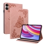 F�r Xiaomi Redmi Pad Pro 12.1 Schmetterling Kunstleder Tasche Pink