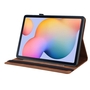 F�r Samsung Galaxy Tab S6 Lite 2024 2022 Motiv Kunstleder Tasche Braun