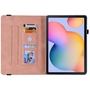 F�r Samsung Galaxy Tab S6 Lite 2024 2022 Motiv Kunstleder Tasche Pink
