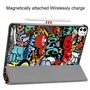 F�r Apple iPad Pro 11 2024 3folt Wake UP Smart Cover Tasche H�lle
