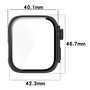 F�r Huawei Watch Fit 3 Schutz H�lle Case Tasche + H9 Hart Glas Schwarz