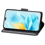 F�r Honor 200 Lite Kunstleder Wallet Tasche Schmetterling Case Schwarz