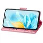 F�r Honor 200 Lite Kunstleder Wallet Tasche Schmetterling H�lle Pink
