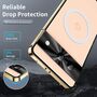 F�r Google Pixel 8a Magsafe Metall Cover Schutz Tasche H�lle Case Gold