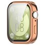 F�r Huawei Watch Fit 3 Full Cover TPU Electroplated H�lle Rose Gold