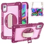 F�r Lenovo Tab M11 Hybrid 360 Grad Halte-Schlaufe Tasche H�lle Pink