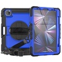 F�r Apple iPad Pro 11 2024 Hybrid 360 Grad Tasche Schultergurt D-Blau