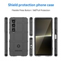 F�r Sony Xperia 1 VI Rugged Shield Schock TPU Schutz H�lle Schwarz