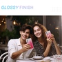 F�r Samsung Galaxy S24 Plus Feder Design Bumper TPU Schutz H�lle Rosa