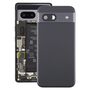 F�r Google Pixel 8a Akkudeckel Backcover mit Kamera Linse Ersatzteil Schwarz