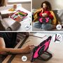 F�r Apple iPad Pro 11 2024 Robuste Hybrid 360 Grad Tasche Case Pink