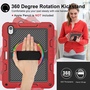 F�r Apple iPad Air 11 2024 / Air 5 / 4 Hybrid 360 Grad H�lle Case Rot
