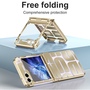 F�r Samsung Galaxy Z Flip7 FE / Flip6 Electroplating Schutz H�lle Case