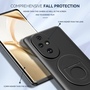 F�r Honor 200 TPU MagSafe Schock Design Ring Hidden Fold Schutz H�lle