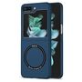 F�r Samsung Galaxy Z Flip7 FE / Flip6 Magnet Magsafe Schutz H�lle Blau
