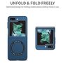 F�r Samsung Galaxy Z Flip7 FE / Flip6 Magnet Magsafe Schutz H�lle Blau