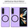 F�r Samsung Galaxy Z Fold6 Magnet Magsafe Handy Schutz H�lle Case Lila
