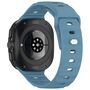 F�r Samsung Galaxy Watch Ultra 47mm Solid Color Silikon Arm Band Blau