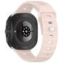 F�r Samsung Galaxy Watch Ultra 47mm Solid Color Silikon Arm Band Rosa