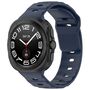 F�r Samsung Galaxy Watch Ultra 47mm Solid Color Silikon Sport Arm Band Ersatz