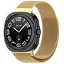 F�r Samsung Galaxy Watch Ultra 47mm Metall Mesh Ersatz Armband Gold