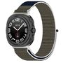 F�r Samsung Galaxy Watch Ultra 47mm Nylon Klettverschluss Arm Band M6