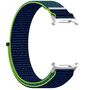 F�r Samsung Galaxy Watch Ultra 47mm Nylon Klettverschluss Arm Band M9