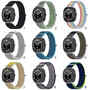 F�r Samsung Galaxy Watch Ultra 47mm Elastisches Nylon Klettverschluss Arm Band