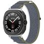 F�r Samsung Galaxy Watch Ultra 47mm Nylon Klettverschluss Arm Band M6