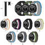 F�r Samsung Galaxy Watch Ultra 47mm Design Nylon Klettverschluss Sport Arm Band