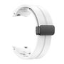 F�r Samsung Galaxy Watch FE / 6 / 5 / 4 40mm Design Silikon Band Wei�