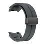 F�r Samsung Galaxy Watch FE / 6 / 5 / 4 40mm Silikon Armband Grau