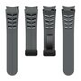F�r Samsung Galaxy Watch FE / 6 / 5 / 4 40mm Silikon Armband Grau