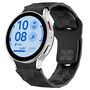 F�r Samsung Galaxy Watch FE / 6 / 5 / 4 40mm Silikon Arm Band Schwarz