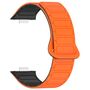 F�r Huawei Watch Fit 4 / 4 Pro / 3 Two Color Silikon Arm Band Orange