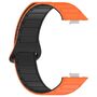 F�r Huawei Watch Fit 4 / 4 Pro / 3 Two Color Silikon Arm Band Orange