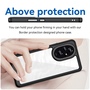 F�r Honor 200 Colorful TPU / Acryl Hybrid Schutz H�lle Case Schwarz