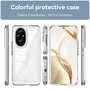 F�r Honor 200 Colorful TPU / Acryl Hybrid Schutz H�lle Transparent