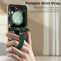 F�r Samsung Galaxy Z Flip5 Full Cover H�lle Handschlaufe + Schutz Glas