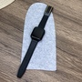 F�r Apple Watch SE 2023 40mm Kunstleder Magnetschnalle Armband Schwarz