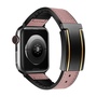 F�r Apple Watch SE 2023 44 / 40mm Hochwertiges Kunstleder Magnetschnalle Armband