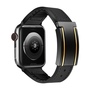 F�r Apple Watch SE 2023 44 / 40mm Hochwertiges Kunstleder Magnetschnalle Armband