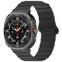 F�r Samsung Galaxy Watch Ultra 47mm Silikon Magnetisches Arm Band