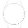 F�r Samsung Galaxy Watch 7 44mm Kunststoff Geh�use H�lle Transparent