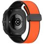 F�r Samsung Galaxy Watch Ultra 47mm Magnetverschluss Armband Orange