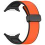 F�r Samsung Galaxy Watch Ultra 47mm Magnetverschluss Armband Orange