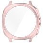 F�r Samsung Galaxy Watch 7 44mm Kunststoff PC H�lle + Hart Glas Rosa