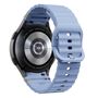 F�r Samsung Galaxy Watch 7 44 / 40mm Silikon Wellen Design Band H Blau