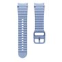F�r Samsung Galaxy Watch 7 44 / 40mm Silikon Wellen Design Band H Blau